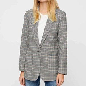 VERO MODA | Womens Kamma Plaid Boyfriend Blazer